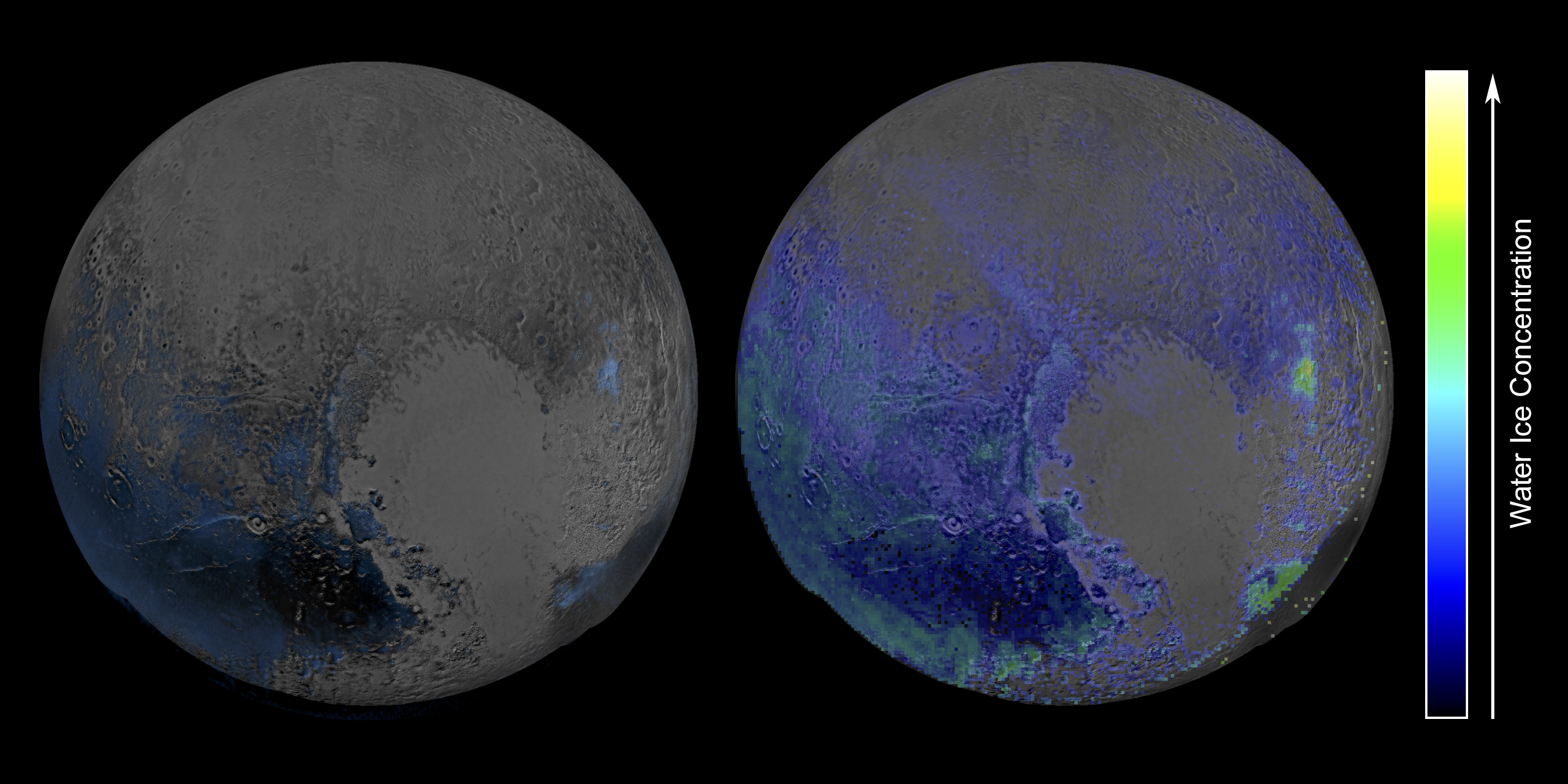 Pluto's Surface Has a Surprising Amount of Water Ice (Photo)